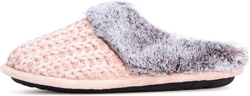 Floopi Womens داخلي/في الهواء الطلق الكفة الناعمة Chenille متماسكة الفخارين نغمة السد من الفراء مع رغوة الذاكرة (333) in Kuwait