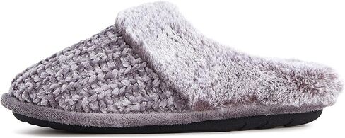 Floopi Womens داخلي/في الهواء الطلق الكفة الناعمة Chenille متماسكة الفخارين نغمة السد من الفراء مع رغوة الذاكرة (333) in Kuwait