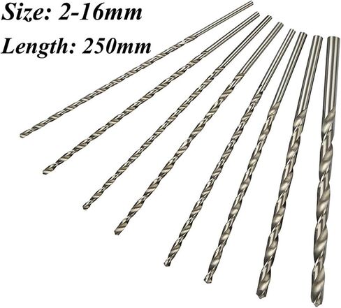 1Pcs 2mm-16mm Extra Long 250mm Metal Wood Plastic HSS Twist Drill Bit(5mm) in Saudi Arabia