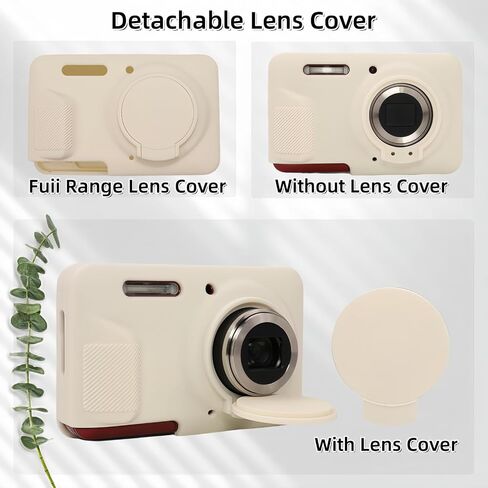 حالة Kodak Pixpro FZ55 ، وملحقات FZ55 ، وغطاء العدسة الواقية للسيليكون الناعمة ، تأتي مع حماة شاشة وحزام واحد معصم. (ضبابي وايت) in Kuwait