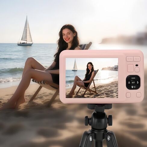 حالة Kodak Pixpro FZ55 ، وملحقات FZ55 ، وغطاء العدسة الواقية للسيليكون الناعمة ، تأتي مع حماة شاشة وحزام واحد معصم. (ضبابي وايت) in Kuwait