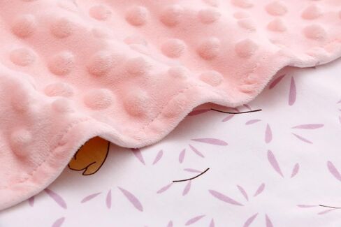 Baby Car Seat Blanket-Universal Car Seat Covers,Warm Swaddle Blankets for Infants Newborn,Boys and Girls Baby Bunting for Stroller,35"x35" (Pink Leaves Rabbit) in Saudi Arabia