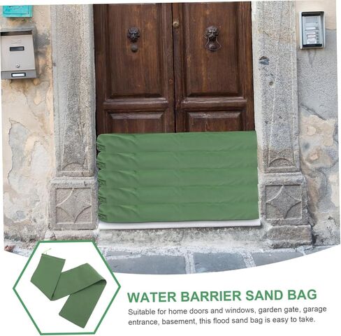 Flood Protection Long Sandbags Durable Reusable Water Barrier for Outdoor Use for Flood Control and Roadblocks Heavy Duty Canvas Design in Saudi Arabia