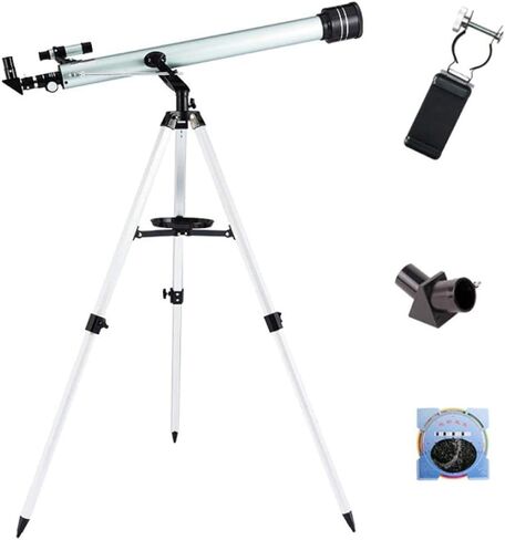تلسكوب فلكي 900/60 مم تلسكوب الانكسار 675X HD عدسة أحادية العدسة مع ترايبود ونطاق الباحث لنجوم السماء المبتدئين in Saudi Arabia