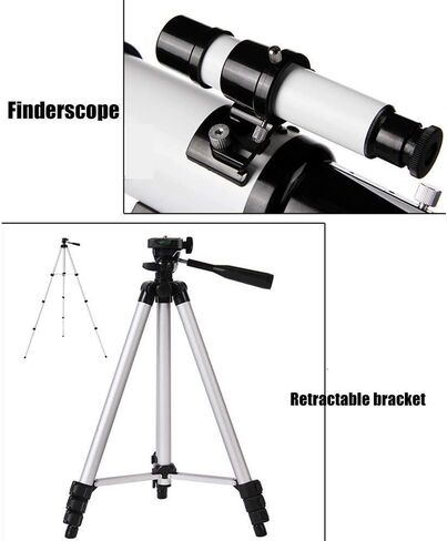 Telescopes 100mm Travel Refractor Telescope with Adjustable with Mobile Phone Holder Heaven and Earth Dual Purpose Telescope in Saudi Arabia