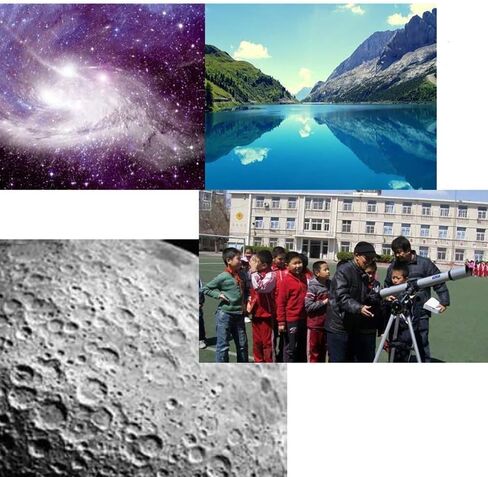 Telescopes 100mm Travel Refractor Telescope with Adjustable with Mobile Phone Holder Heaven and Earth Dual Purpose Telescope in Saudi Arabia