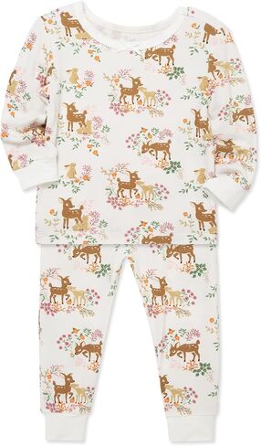 Little Me Clothes for Baby Girls' 2-Pack Pajama Set, 2 Long Sleeve Tops and 2 Bottoms, 12 Months - 4Toddler in Saudi Arabia