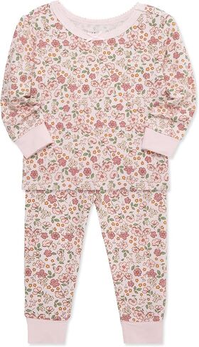 Little Me Clothes for Baby Girls' 2-Pack Pajama Set, 2 Long Sleeve Tops and 2 Bottoms, 12 Months - 4Toddler in Saudi Arabia