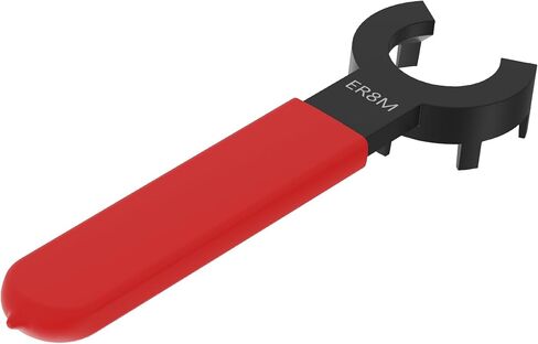 Hook Spanner,78-85mm Wrench for 78-85mm Collet Chuck Clamping Nut with Red Non-slip Handle,cnc er wrench in Saudi Arabia