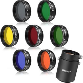 Alstar 2" Adjustable Extention Tube Camera Adapter - Bundle with - 1.25-Inch 7Pcs Filter Set in Saudi Arabia