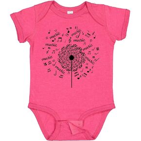 inktastic Music Dandelion Musical Baby Bodysuit in Saudi Arabia