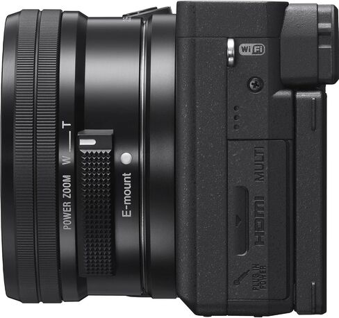 Sony a6400 Mirrorless Camera with Sony E PZ 16-50mm f/3.5-5.6 OSS and E 55-210mm f/4.5-6.3 OSS Lens + 2pc 64 GB Memory + Video LED Light + Mic + More (35pc Bundle) in Saudi Arabia