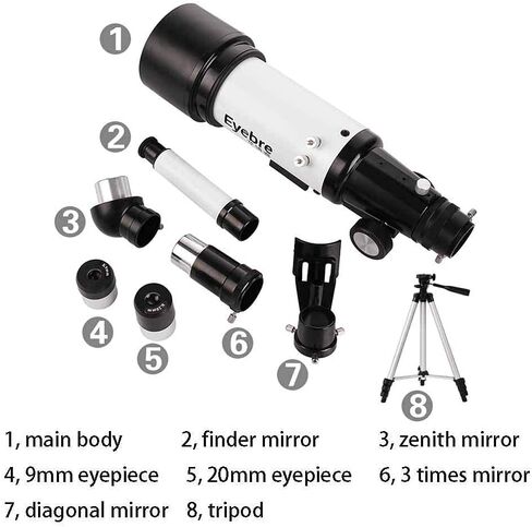 Super Binoculars Space Refractor Astronomical Telescope with Adjustable Tripod Monocular Telescopes with Equipment Backpack Outdoor Monocular Space Telescope for Kids or Adult in Saudi Arabia