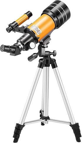 تلسكوب فلكي احترافي 50x أطفال التلسكوبات 70 مم من التلسكوب الانكسار للأطفال مع Tripod Educational Toys 20 * 18 * 42 سم in Saudi Arabia