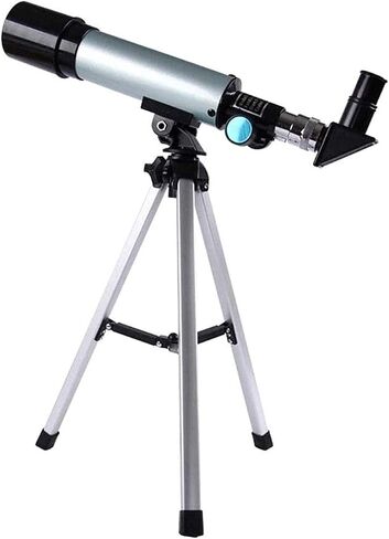 Space Astronomic for Beginners Adults 50mm Astronomical Refractor Telescopes Children Spotting Scope with Eyepieces Trip (Color : White) in Saudi Arabia