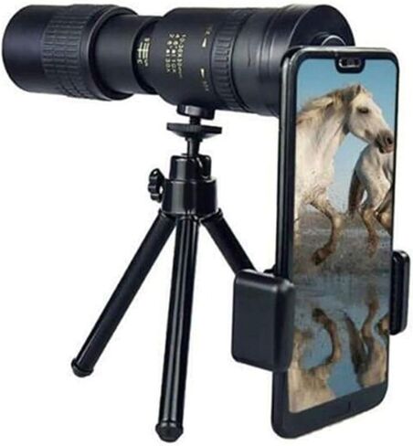4K 10-300x40mm Telescope Monocular Telescope - Telephoto Zoom لمشاهدة الطيور والحياة البرية والمناظر الطبيعية والسفر على الشاطئ in Saudi Arabia