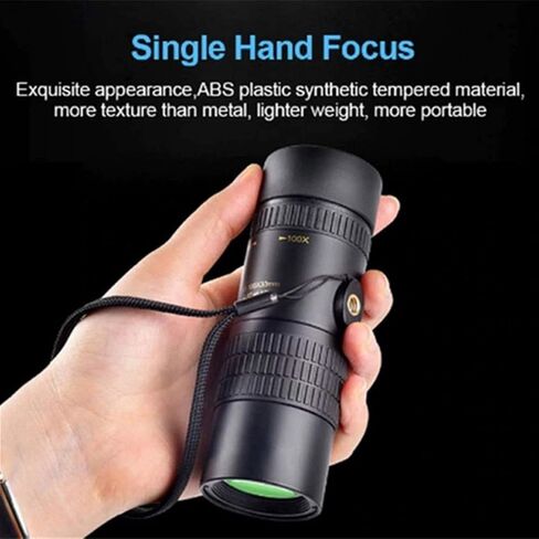4K 10-300x40mm Telescope Monocular Telescope - Telephoto Zoom لمشاهدة الطيور والحياة البرية والمناظر الطبيعية والسفر على الشاطئ in Saudi Arabia