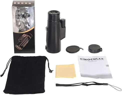 High Power 10x42 Binoculars with Smartphone Adapter, Waterproof Monocular Telescope, Prism Lens in Saudi Arabia