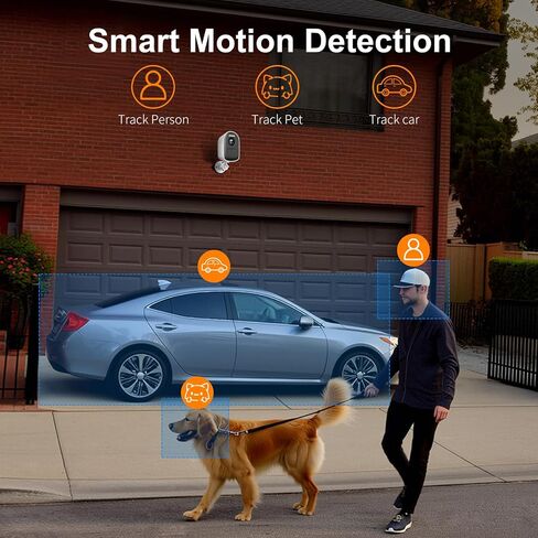كاميرات الأمان المنزلية اللاسلكية في الهواء الطلق مع اكتشاف الحركة ، رؤية ليلية 2K خارج الكاميرا لدعم الأمن المنزلي SD/Cloud Storage ، وكاميرات أمان WiFi التي تديرها بطارية الشاشة الداخلية في الهواء الطلق in Kuwait