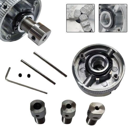 صنعت سبيكة 3 الفك مخرطة تشاك التي تتميز بتوسيط دقيق وأدوات تشغيل سهلة (5 مم) in Kuwait