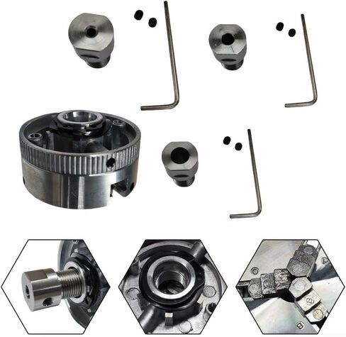 صنعت سبيكة 3 الفك مخرطة تشاك التي تتميز بتوسيط دقيق وأدوات تشغيل سهلة (5 مم) in Kuwait