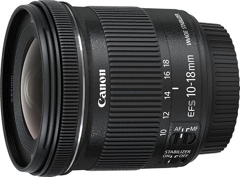 Canon EF-S 10-18mm f/4.5-5.6 هو عدسة Zoom STM لكاميرات Canon SLR (متجددة) in Saudi Arabia