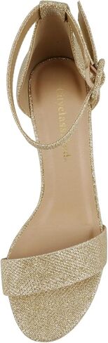 CityClassified Cake ~ Women Fashion Open Toe Canle Buckle Strap Low Crunky Heels Sandals Shoes in Kuwait