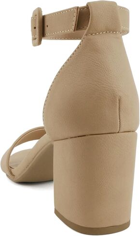 CityClassified Cake ~ Women Fashion Open Toe Canle Buckle Strap Low Crunky Heels Sandals Shoes in Kuwait