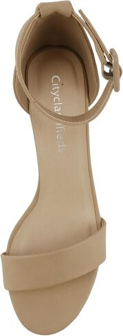 CityClassified Cake ~ Women Fashion Open Toe Canle Buckle Strap Low Crunky Heels Sandals Shoes in Kuwait