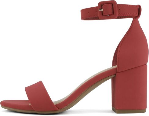 CityClassified Cake ~ Women Fashion Open Toe Canle Buckle Strap Low Crunky Heels Sandals Shoes in Kuwait