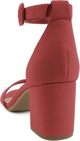 CityClassified Cake ~ Women Fashion Open Toe Canle Buckle Strap Low Crunky Heels Sandals Shoes in Kuwait