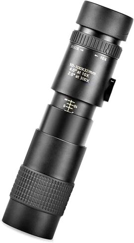 4K 10-300X Telecto Monocular Telescope - عدسة 40 مم مع حامل الهواتف الذكية وترايبود ، مثالي لمشاهدة الطيور والسفر in Saudi Arabia