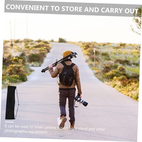 POPETPOP 5Pcs Portable Tripod Carrying Case Multi Functional Photography Storage Bag for Camera Tripods Light Stands Strap Lightweight Design Easy Open Drawstring Closure in Saudi Arabia
