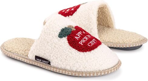 Muk Luks Women's Fall Novelty Punch Needle Scuff Slipper in Saudi Arabia