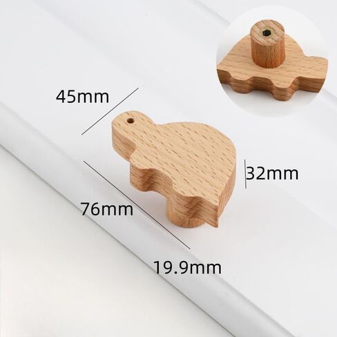 المقابض الخشبية 4pcs غرفة الأطفال في خزانة ملابس الحيوانات in Kuwait