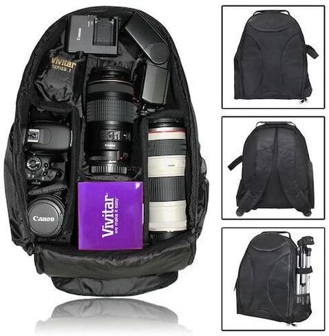 لمجموعة Nikon D3400 HD LESSORY LENSES 55 مم قبضة على ظهر الفلاش ، والبطاريات ، ومرشحات ترايبود والمزيد in Saudi Arabia
