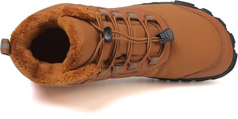 Hike Winter Barefoot Boots Womens Mens, Minimalist Warm Zero Drop Snow Booties Slip On Footwear, Wide Toe Waterproof Barefoot Hiking Shoes Outdoor in Kuwait