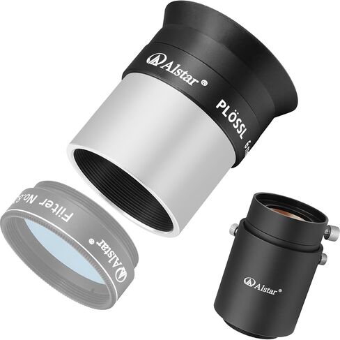 Alstar 2" Adjustable Extention Tube Camera Adapter - Bundle with - 1.25 Inch Plossl 6mm Eyepiece in Saudi Arabia