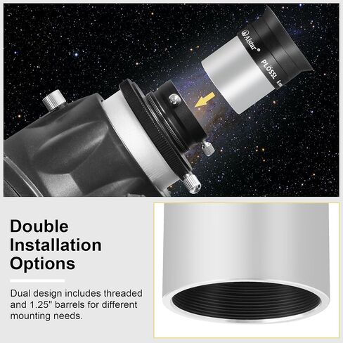 Alstar 2" Adjustable Extention Tube Camera Adapter - Bundle with - 1.25 Inch Plossl 6mm Eyepiece in Saudi Arabia