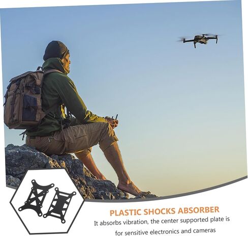 EREREGO RC Quadcopter Flight Controller Plate Plant Plastic Excorbers Vals fals for for for for for shocks learcs stlans tly in Saudi Arabia