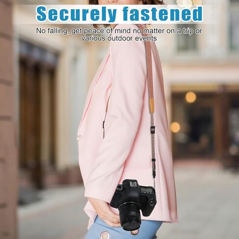 Camera Neck Strap, Adjustable Soft Camera Strap, Universal Quick Release Cameras Sling, Machine Washable, Suitable for All Cameras DSLR SLR in Saudi Arabia