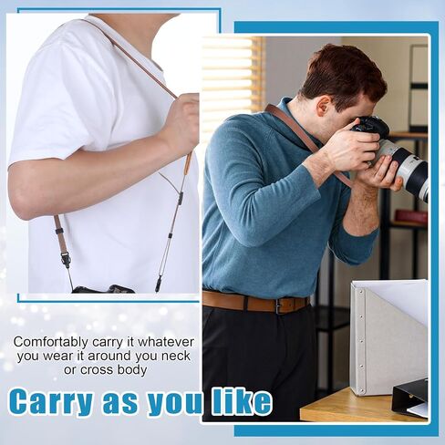 Camera Neck Strap, Adjustable Soft Camera Strap, Universal Quick Release Cameras Sling, Machine Washable, Suitable for All Cameras DSLR SLR in Saudi Arabia