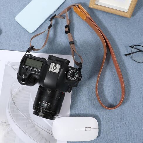 Camera Neck Strap, Adjustable Soft Camera Strap, Universal Quick Release Cameras Sling, Machine Washable, Suitable for All Cameras DSLR SLR in Saudi Arabia