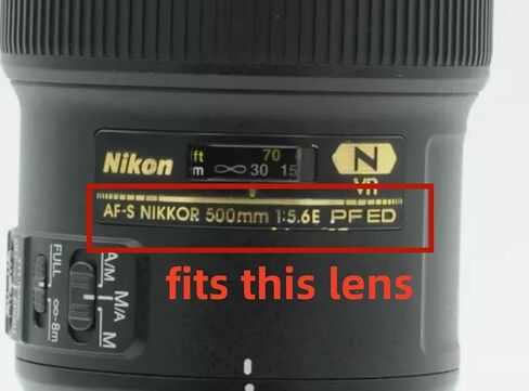 NEW Genuine 95mm Lens Hood HB-84 Compatible with Nikon AF-S Nikkor 500mm f/5.6E PF ED VR in Saudi Arabia