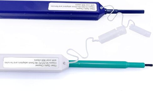 Elfcam - Fibre Cleaning Tool Kit for FTTx Welder, Includes Fibre Optic Pens,Measuring Ruler,Cleaning Wipes for Fibre Connectors FC/SC/ST/LC/E2000/MU,Supplied with Nylon Bags in Saudi Arabia