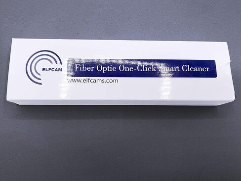 Elfcam - Fibre Cleaning Tool Kit for FTTx Welder, Includes Fibre Optic Pens,Measuring Ruler,Cleaning Wipes for Fibre Connectors FC/SC/ST/LC/E2000/MU,Supplied with Nylon Bags in Saudi Arabia