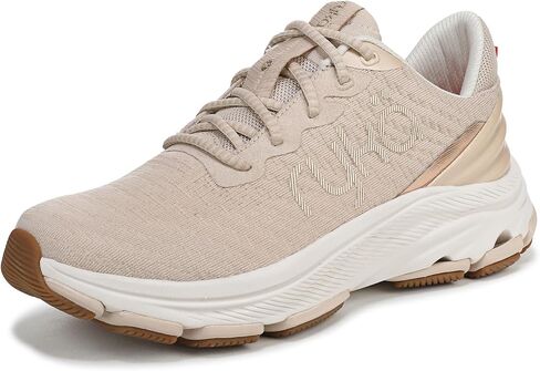 Ryka Womens Envotion x Max Rs Walking Shoes Beige Tonal Metallic Mesh 8 M in Saudi Arabia