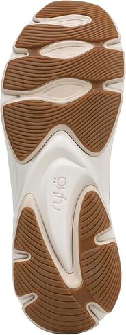 Ryka Womens Envotion x Max Rs Walking Shoes Beige Tonal Metallic Mesh 8 M in Saudi Arabia
