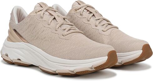 Ryka Womens Envotion x Max Rs Walking Shoes Beige Tonal Metallic Mesh 8 M in Saudi Arabia