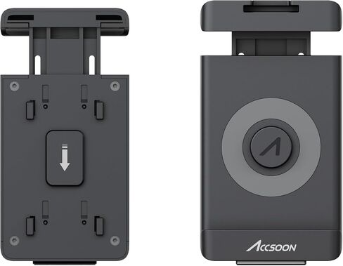 Accsoon Phone Clamp, Adjustable Phone Clip SeeMo/SeeMo pro/SeeMo 4K, Prefessional 1/4 '' Phone Clip Holder Flash Hot Shoe Screw Adapter-Mini Design in Saudi Arabia